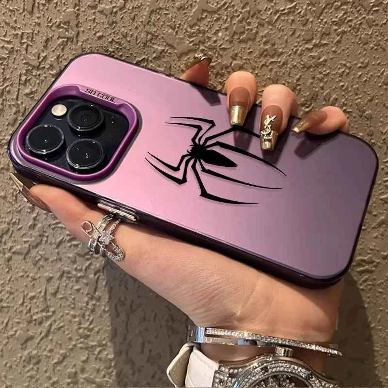 Spider Man Frosted Acrylic Phone Case - Protective Cover