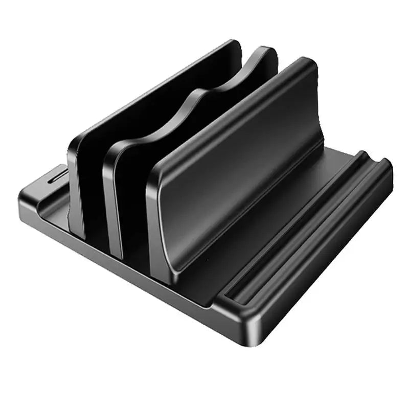 Premium Vertical Laptop Stand - Space-Saving & Adjustable