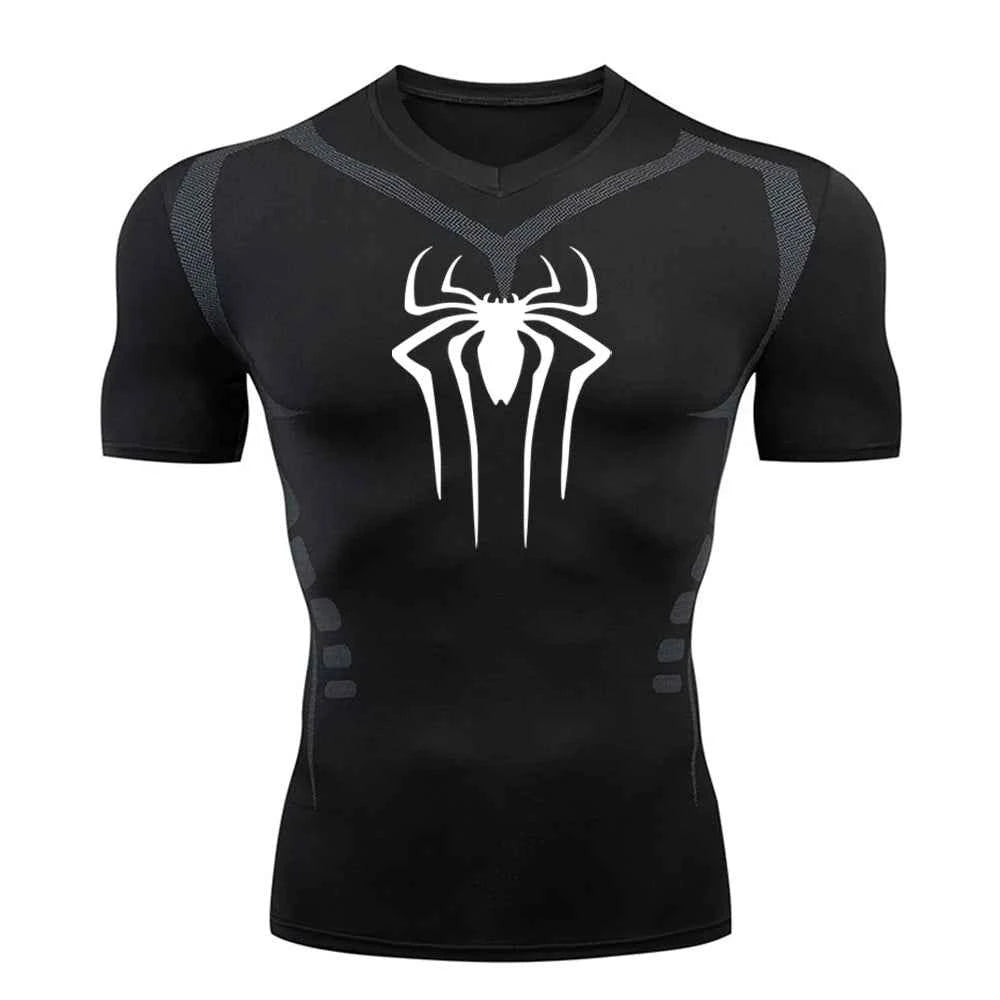 Premium Men's Compression Shirt - Quick-Drying Gym & Running Jersey