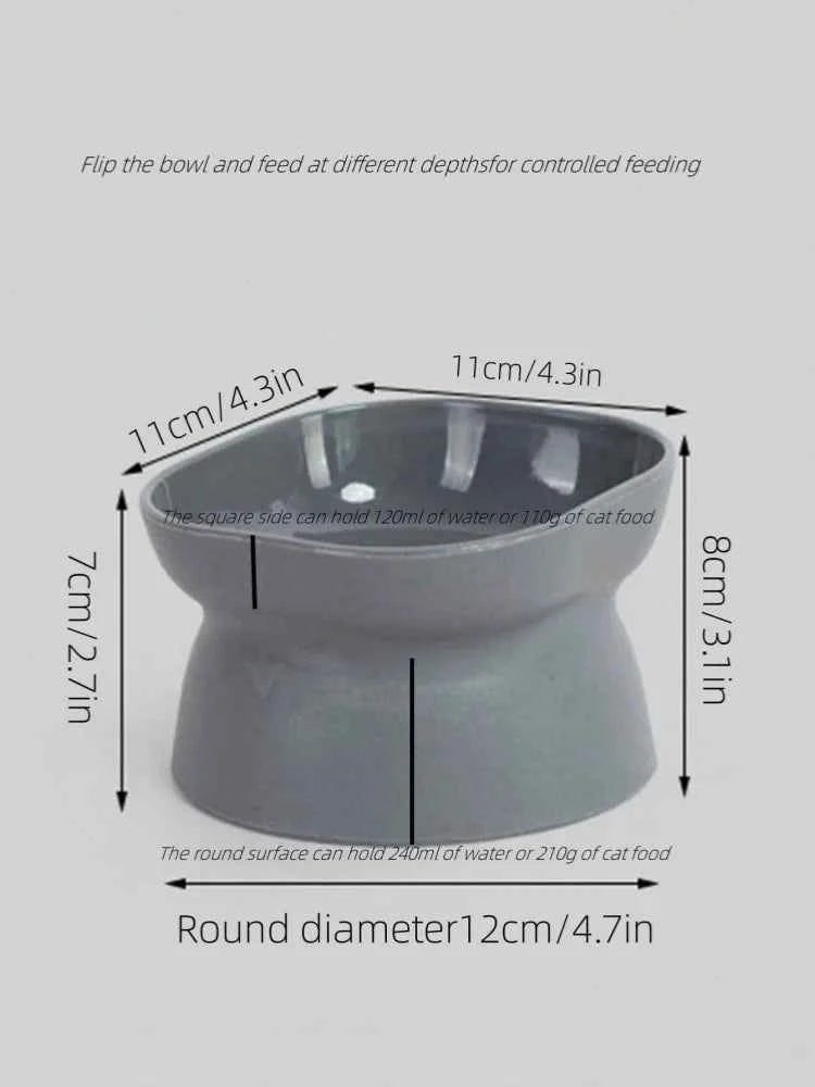 1Pc Pet bowl, water and food feeder, for cat and small dog