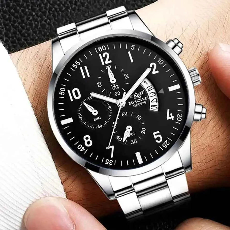 Luxury Men's Business Quartz Watch - Calendar Timepiece