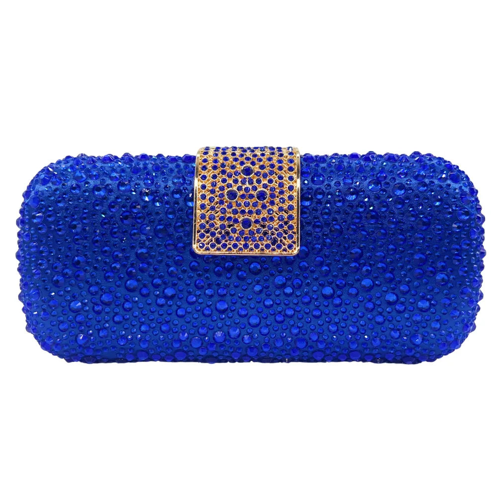 Elegant Crystal Evening Bag - Sparkling Diamond Clutch