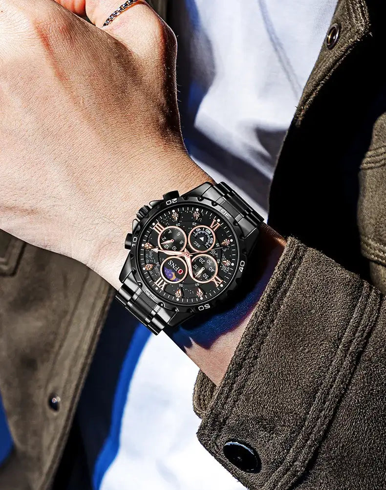 Premium Men's Military Watch - Waterproof Quartz