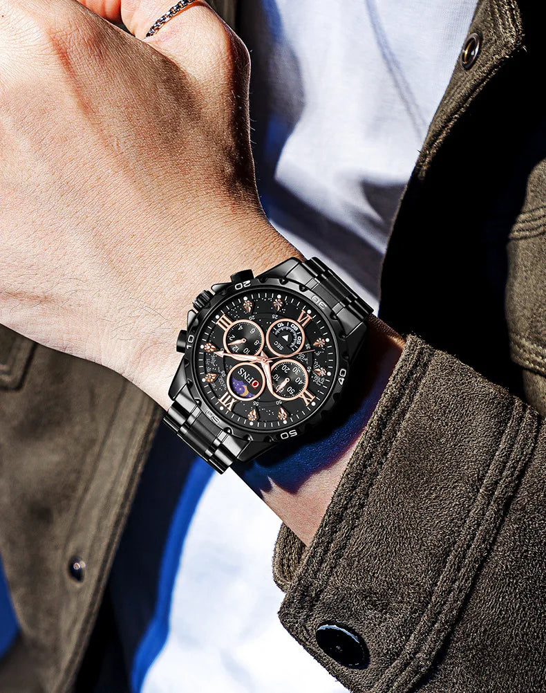 Premium Men's Military Watch - Waterproof Quartz
