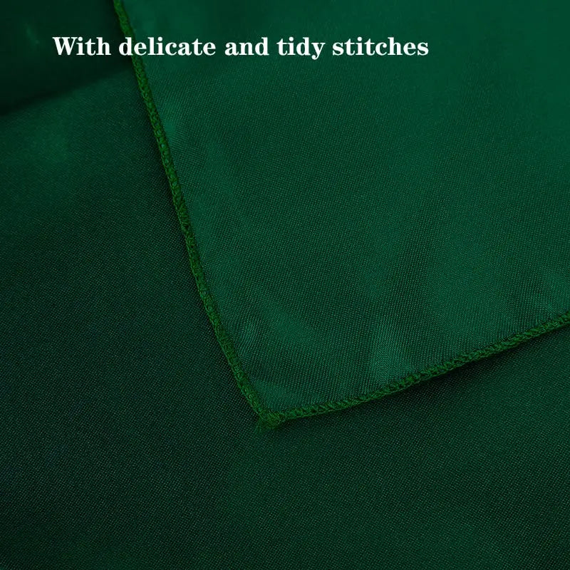 Elegant Satin Dinner Napkins - Set of 24 Square 12x12