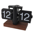 Vintage Auto Desk Clock - antique-style with rotary knob and large numbers