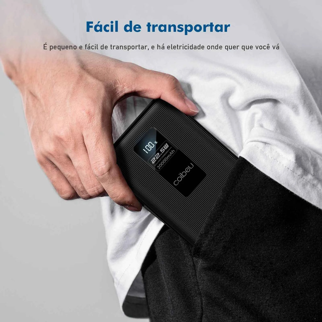 Premium 20000mAh Portable Charger - Fast USB Power Bank
