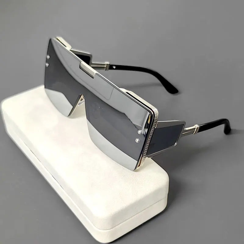 Vintage Square Sunglasses - Luxury UV400 Fashion Shades