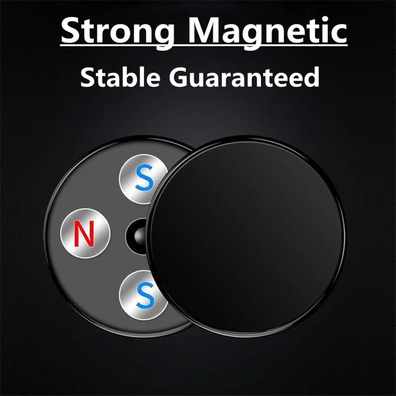 Premium Magnetic Car Phone Holder - 720° Rotation Dashboard Mount