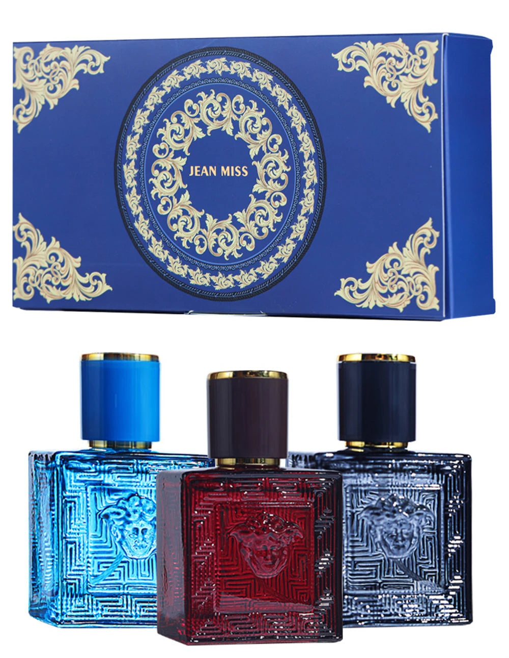Elegant Men Perfume Gift Set - 3pc Lasting Fragrance