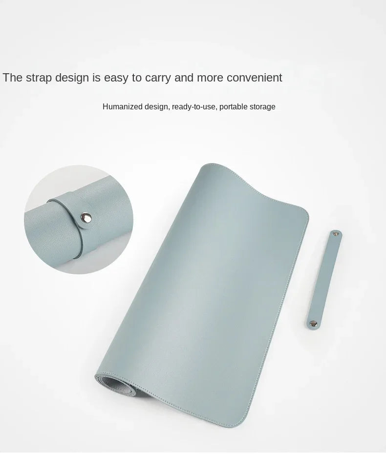 Premium PU Leather Desk Mat - Waterproof & Large