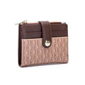 Retro Square Card Case - Luxury Folding Wallet