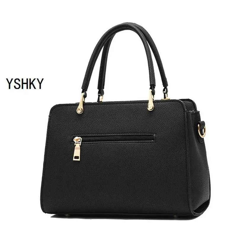 Elegant Women Shoulder Bag - Versatile Faux Suede
