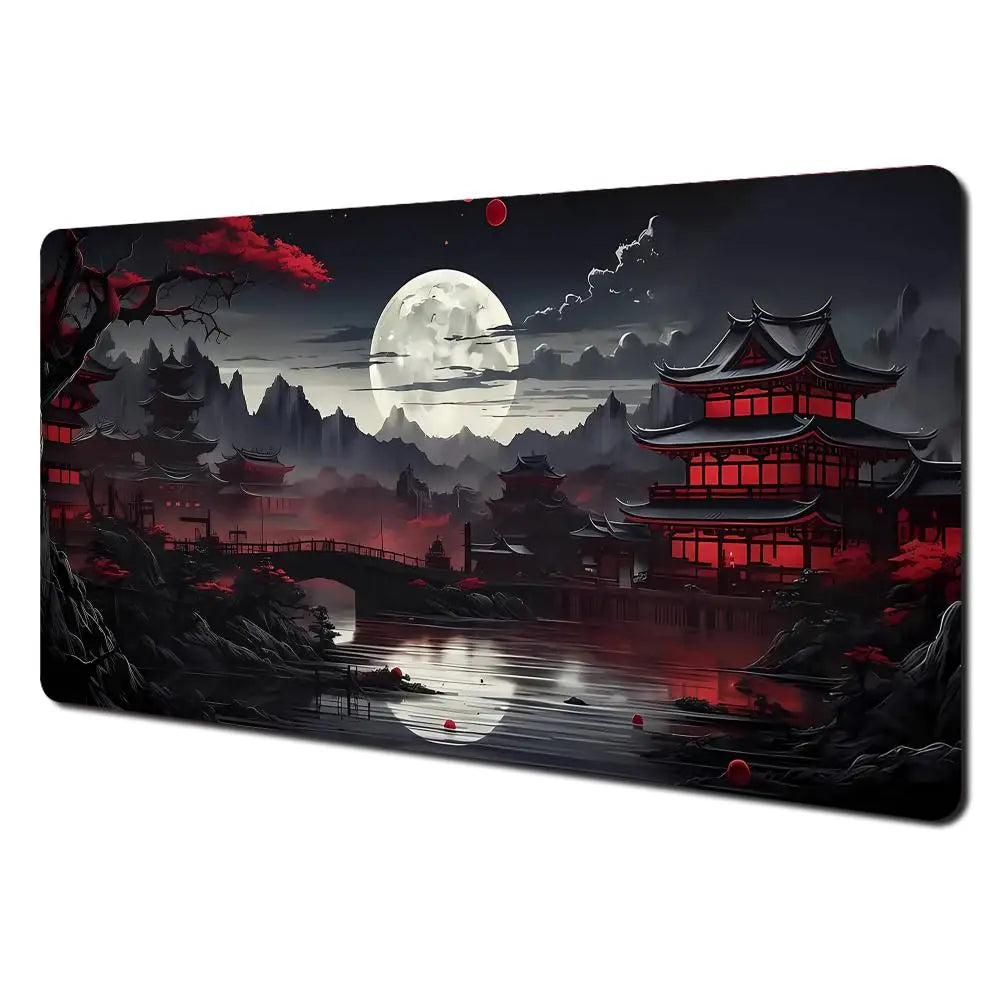 Premium Large Mouse Pad - Anti-Slip Art Landscape Desk Mat