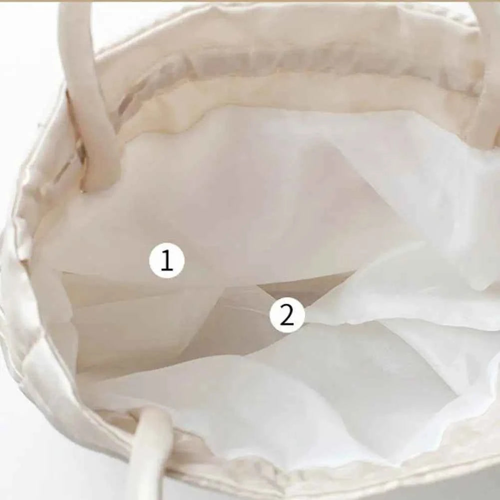 Elegant Embroidery Drawstring Bag - Vintage Hanfu Accessory