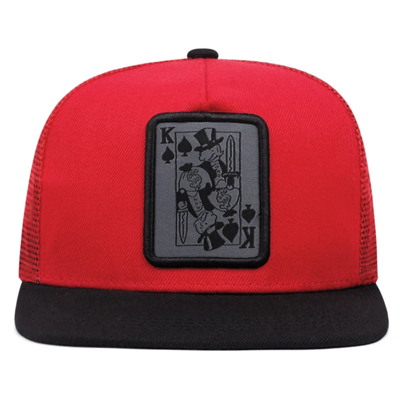 Premium Hip Hop Caps - Playing Card Snapback