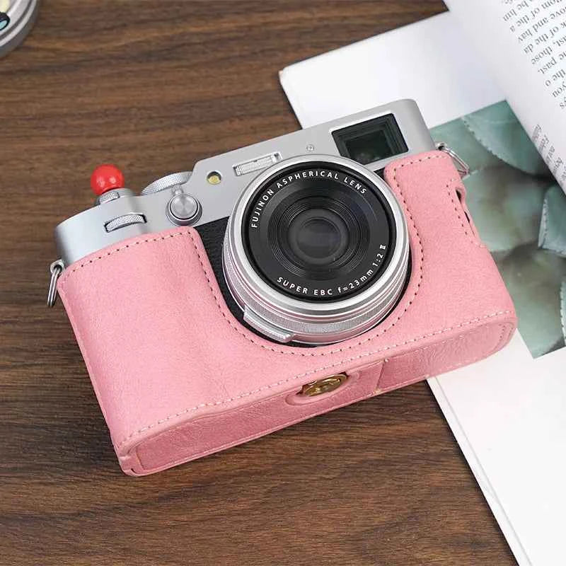 Premium Fujifilm X100VI Half Case with Strap
