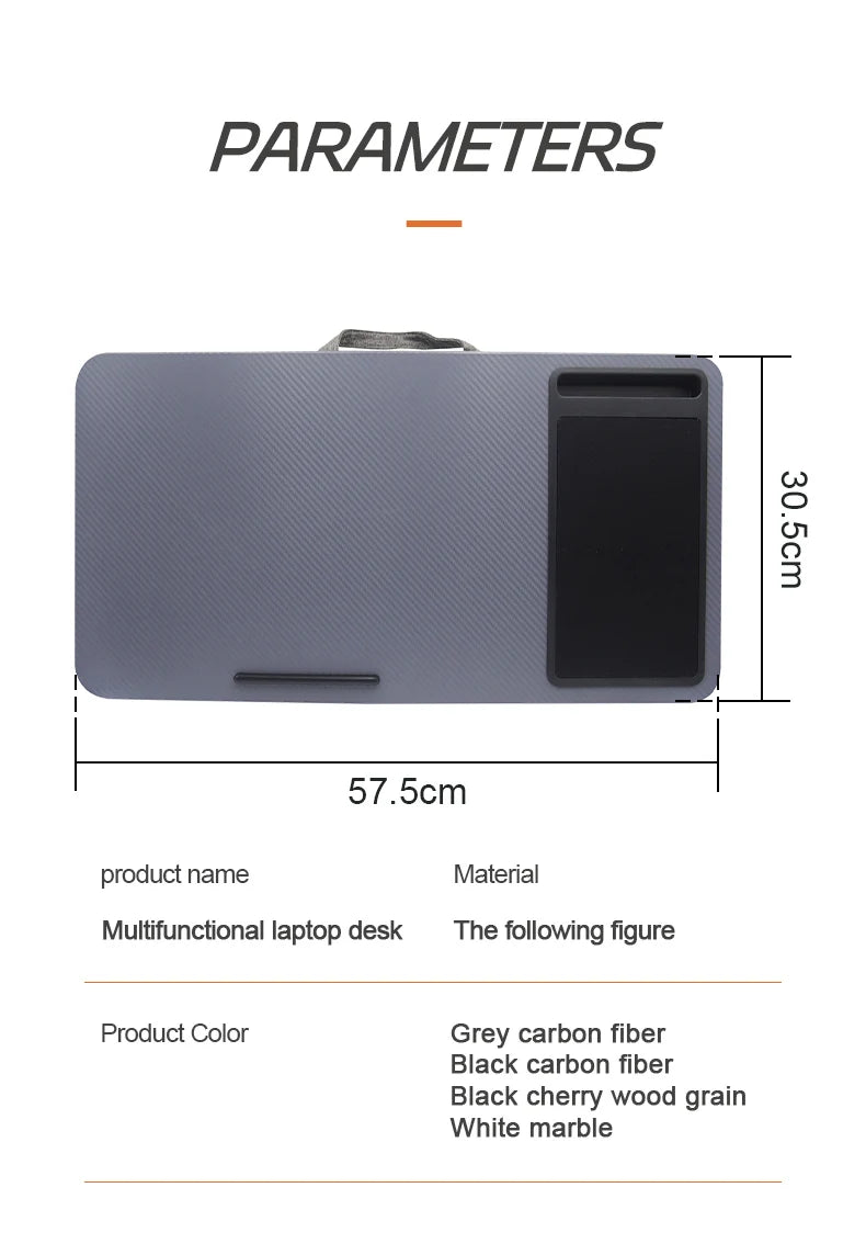 Premium Ergonomic Laptop Desk - Adjustable & Portable Design