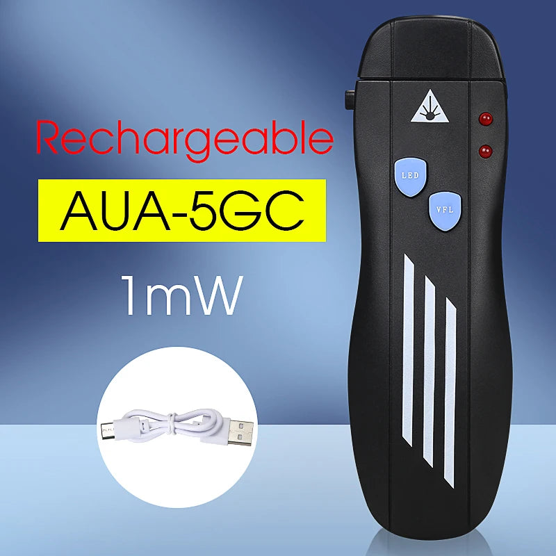 Professional Visual Fault Locator - Rechargeable Fiber Tester