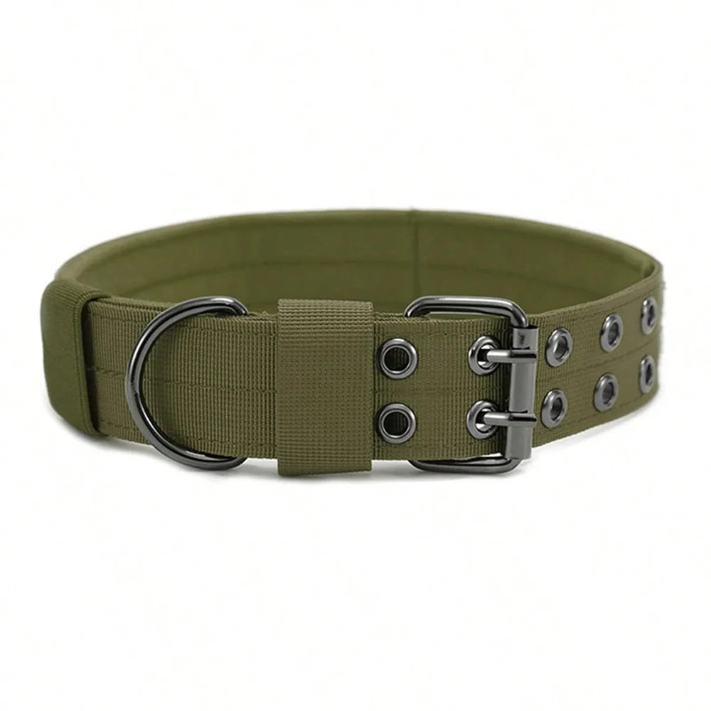 Premium Tactical Dog Collar - Durable Military Nylon