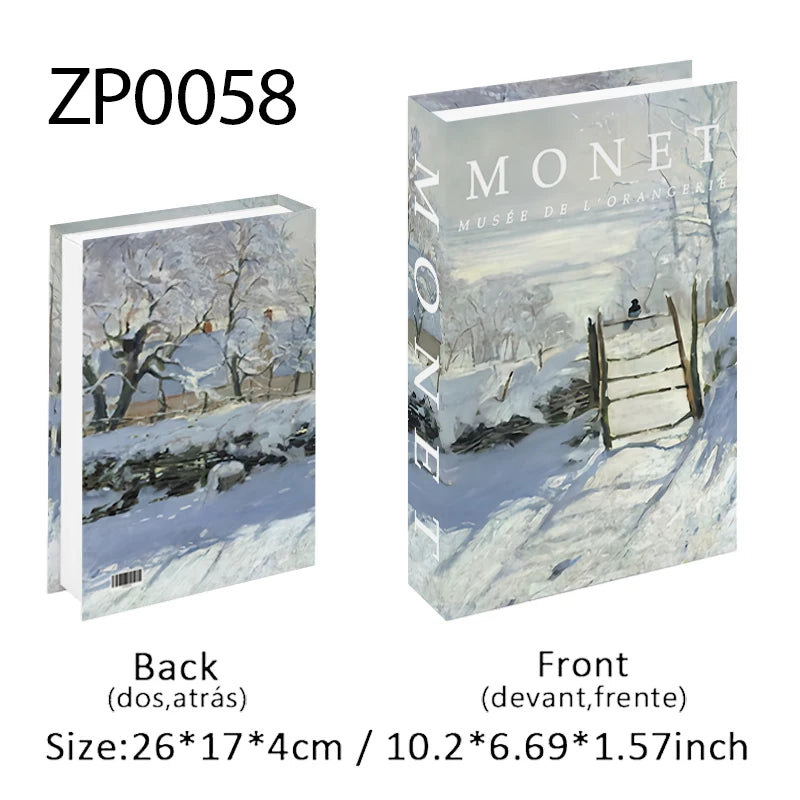 Elegant Luxury Decorative Books - Van Gogh Monet Picasso Series