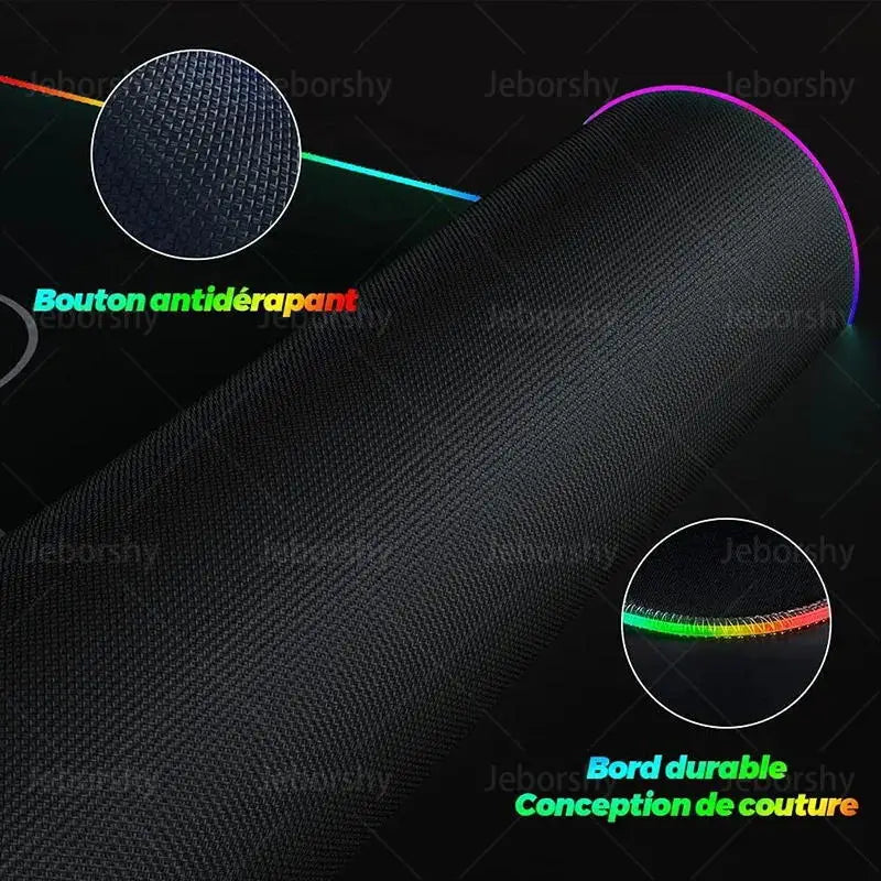 Premium RGB Gaming Mouse Pad – XXL Anime Desk Mat