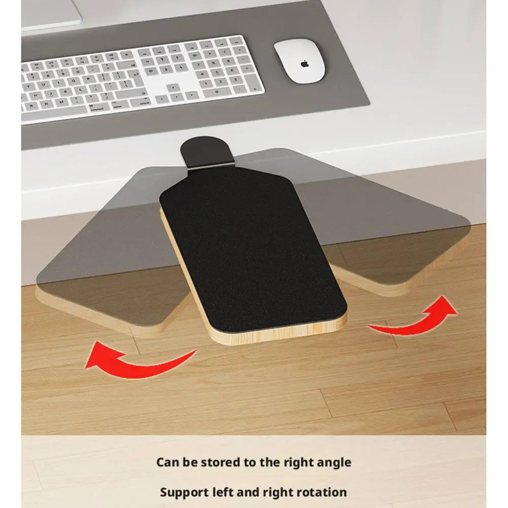 Premium Desk Arm Rest Pad - 90° Adjustable Wooden Support