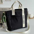 Elegant Casual Tote Bag - Waterproof Nylon Messenger