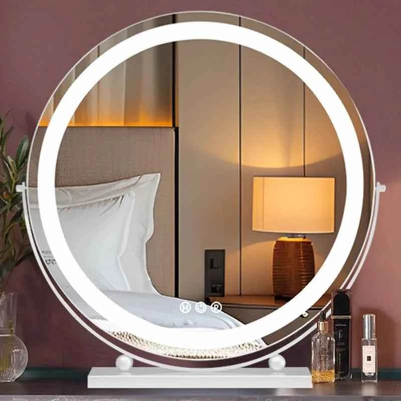 Premium Luxury Gold Makeup Mirror - Aesthetic LED Lights