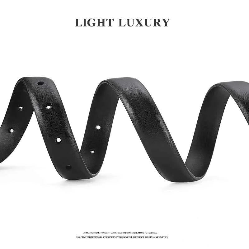 Luxury Women's Thin Belt - Premium Pin Buckle Design