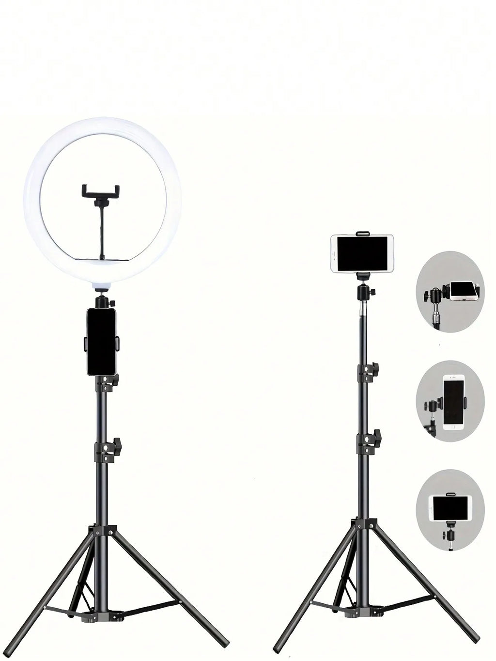 Professional Ring Light with Tripod Stand - 10-Inch Live Streaming Kit
