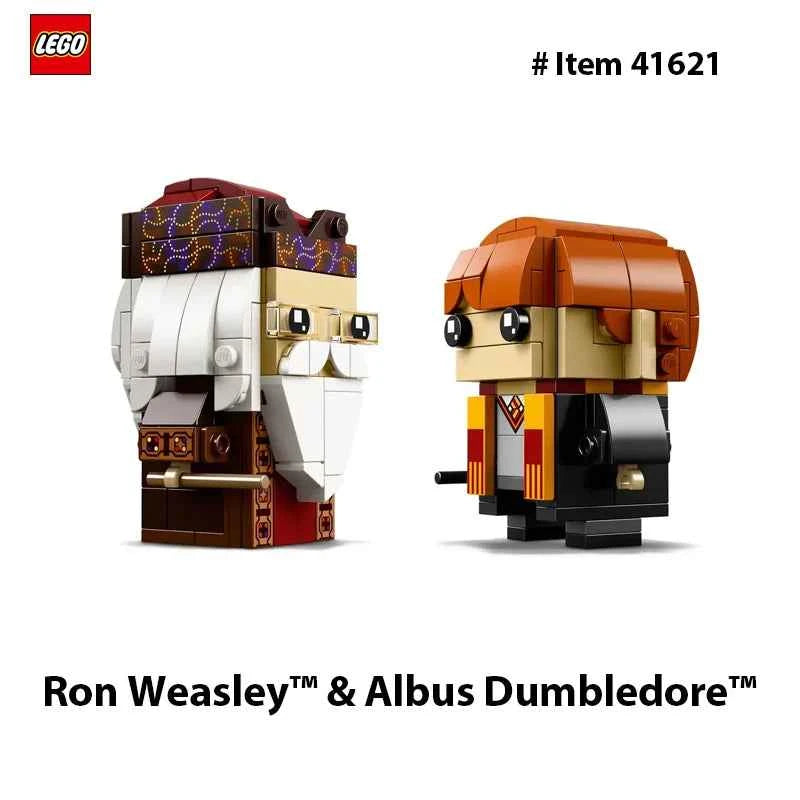 Harry Potter Ron Weasley & Albus Dumbledore BrickHeadz Building Kit