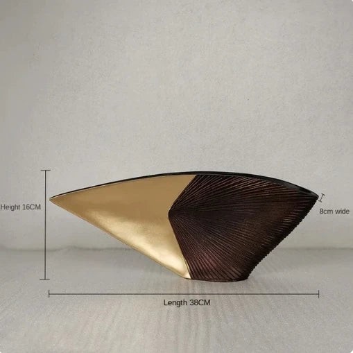 Luxury Modern Art Resin Vase - Creative Tabletop Home Decor
