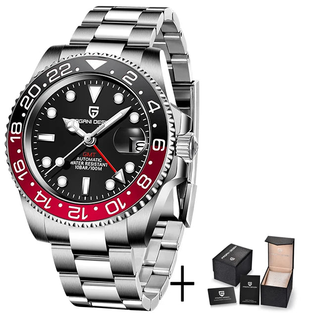 Luxury Automatic Mechanical Watch - Sapphire & Stainless Steel