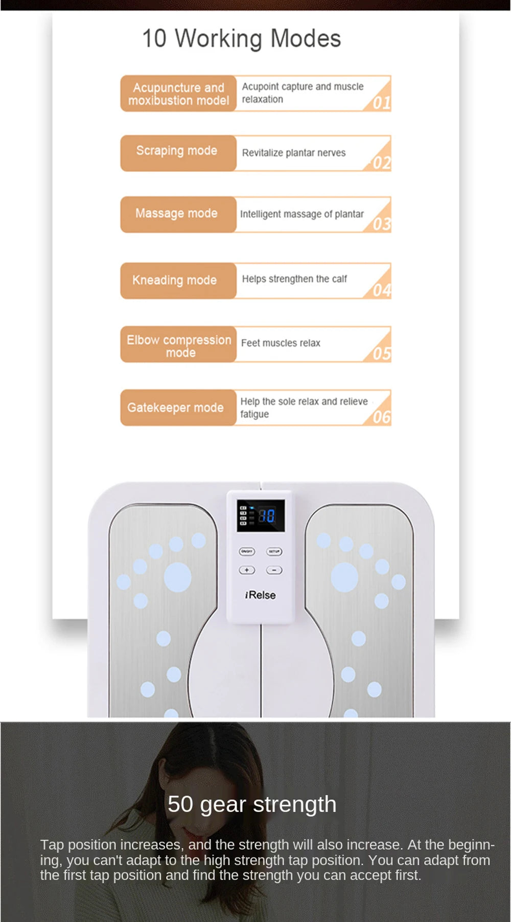 Premium EMS Foot Massager for Circulation & Relief