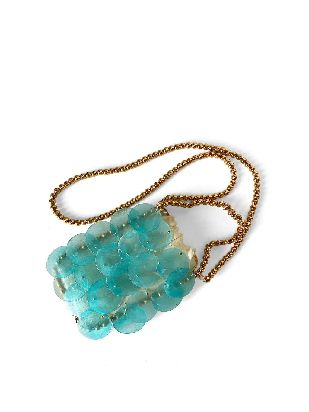 Elegant Sparkle Bead Bag - Handmade Mermaid Princess Design