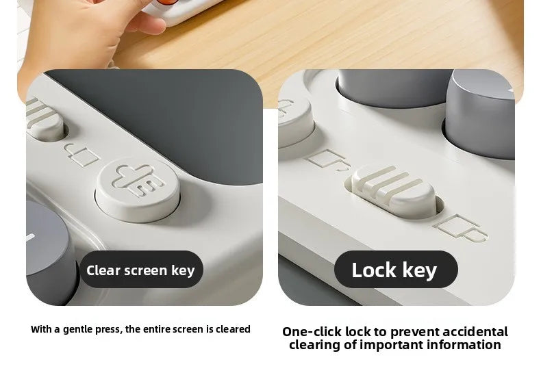 Premium Voice-Activated LCD Writing Board - Desk Calendar & Draft Tool