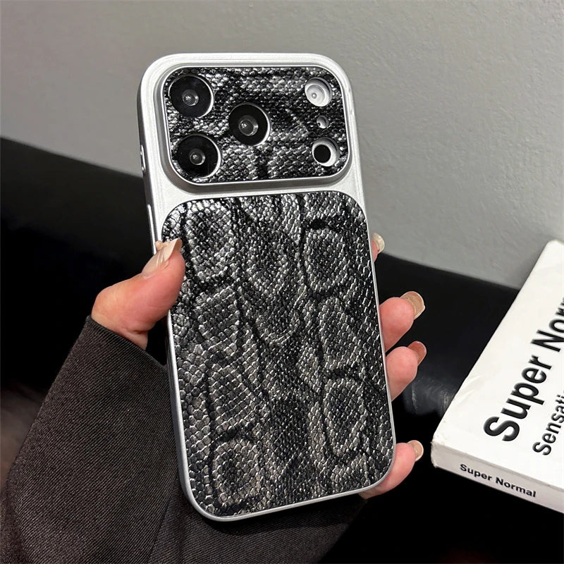 Premium Leather Texture iPhone Case - Shockproof Bumper