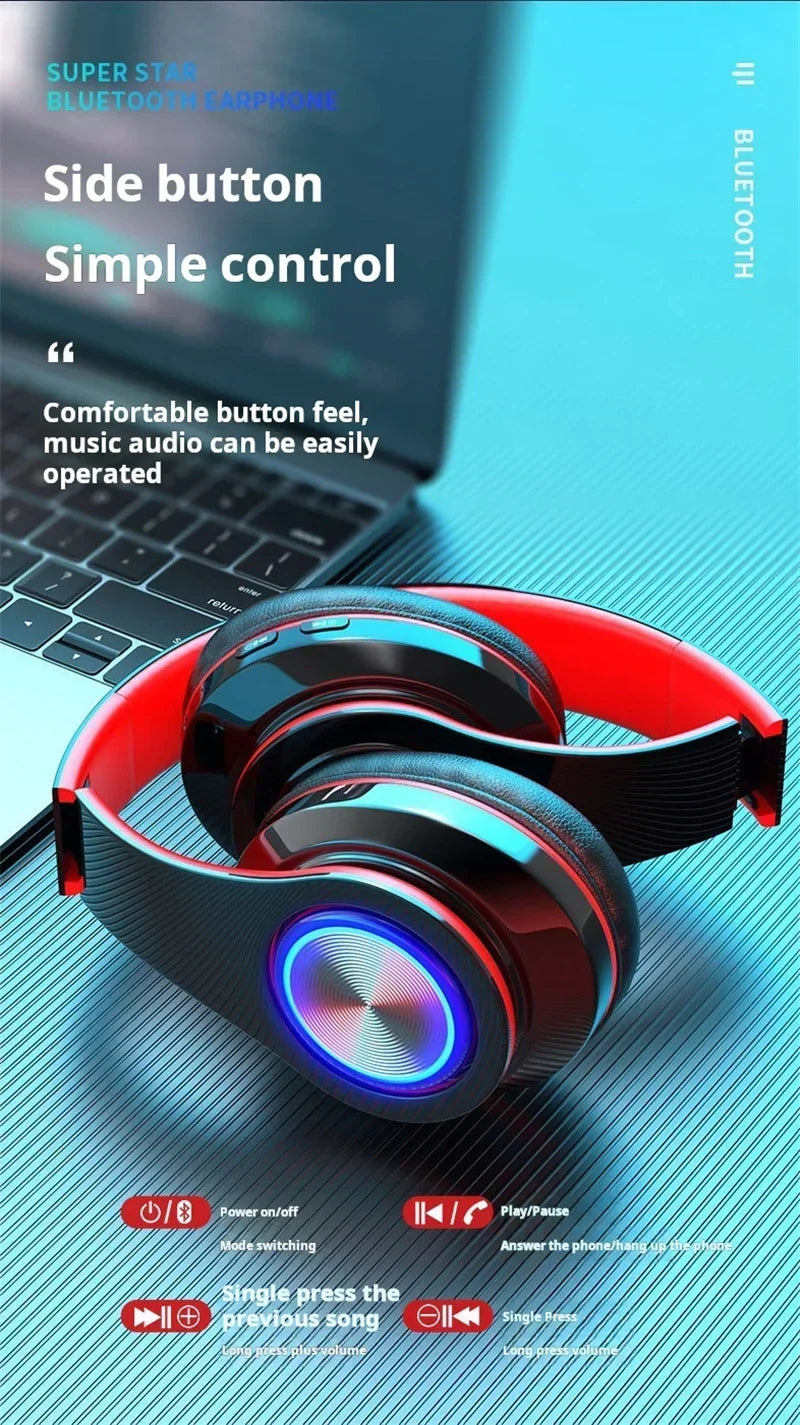 Premium Wireless Gaming Headset - Bluetooth 5.0 Surround Sound