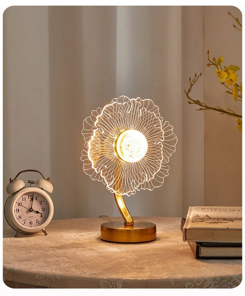 Elegant Minimalist Table Lamp - USB Powered Ambient Light