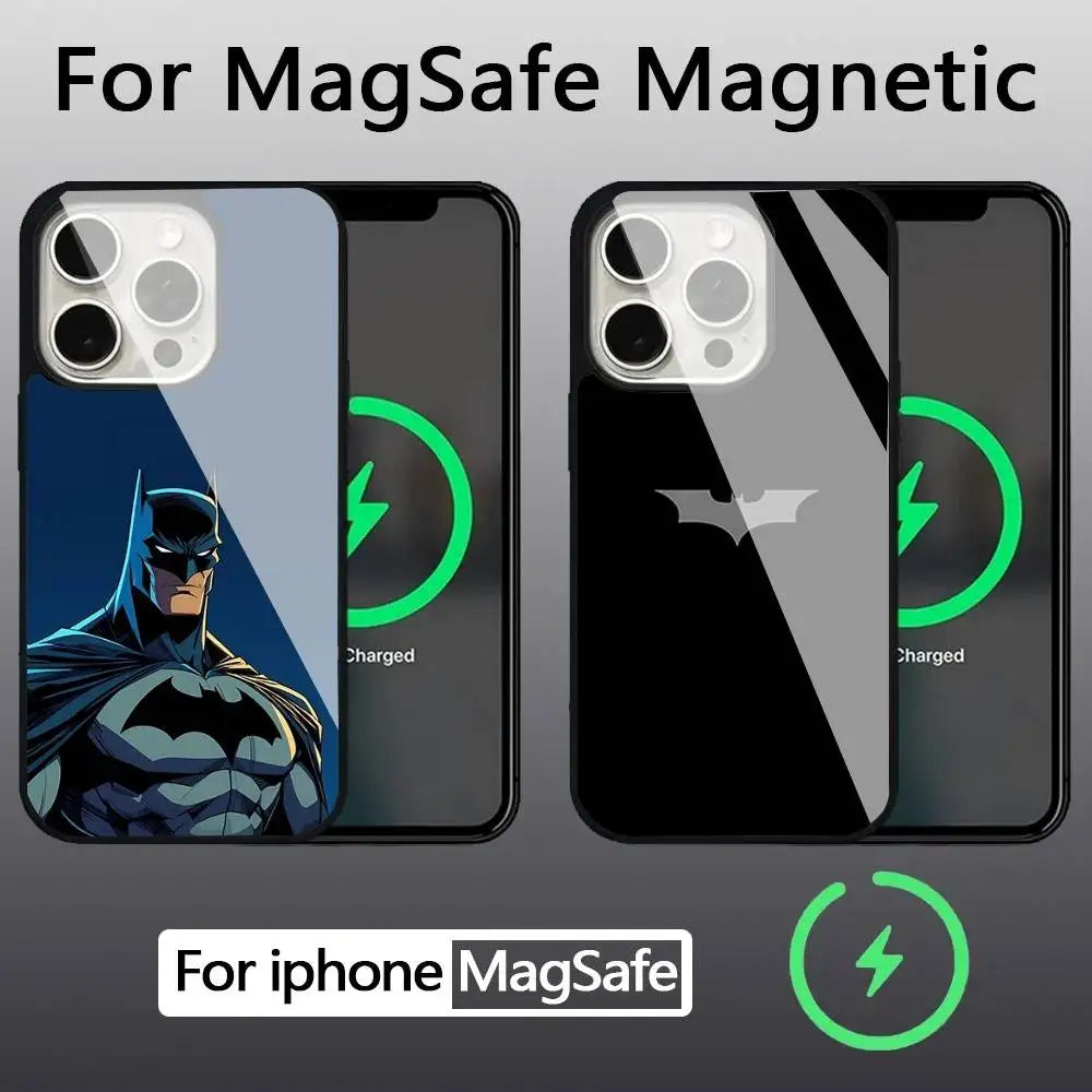 magsafe phone case - durable magnetic wireless charging cover with classic armor design