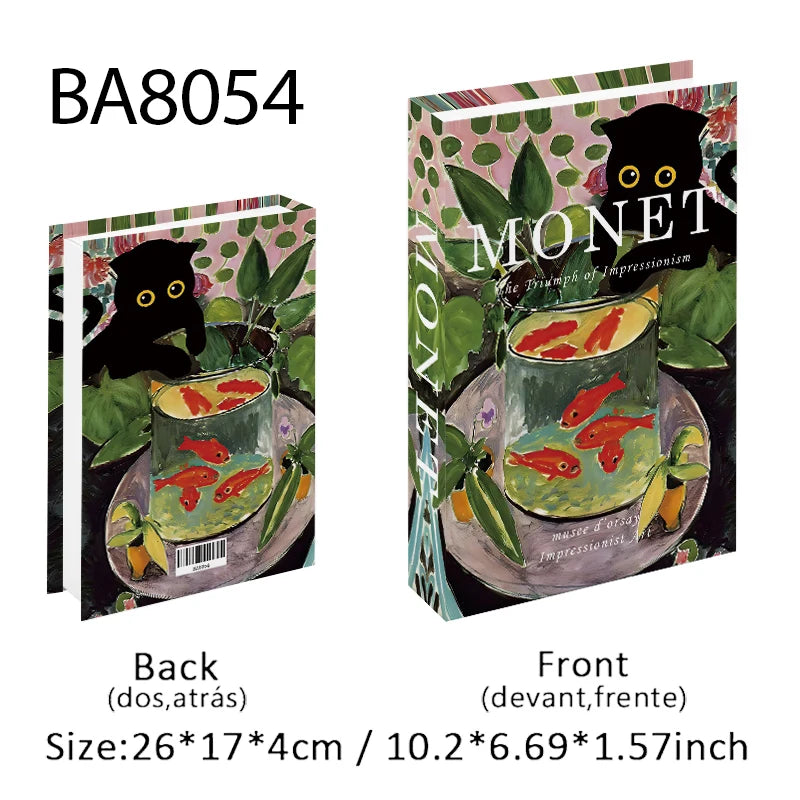 Elegant Luxury Decorative Books - Van Gogh Monet Picasso Series