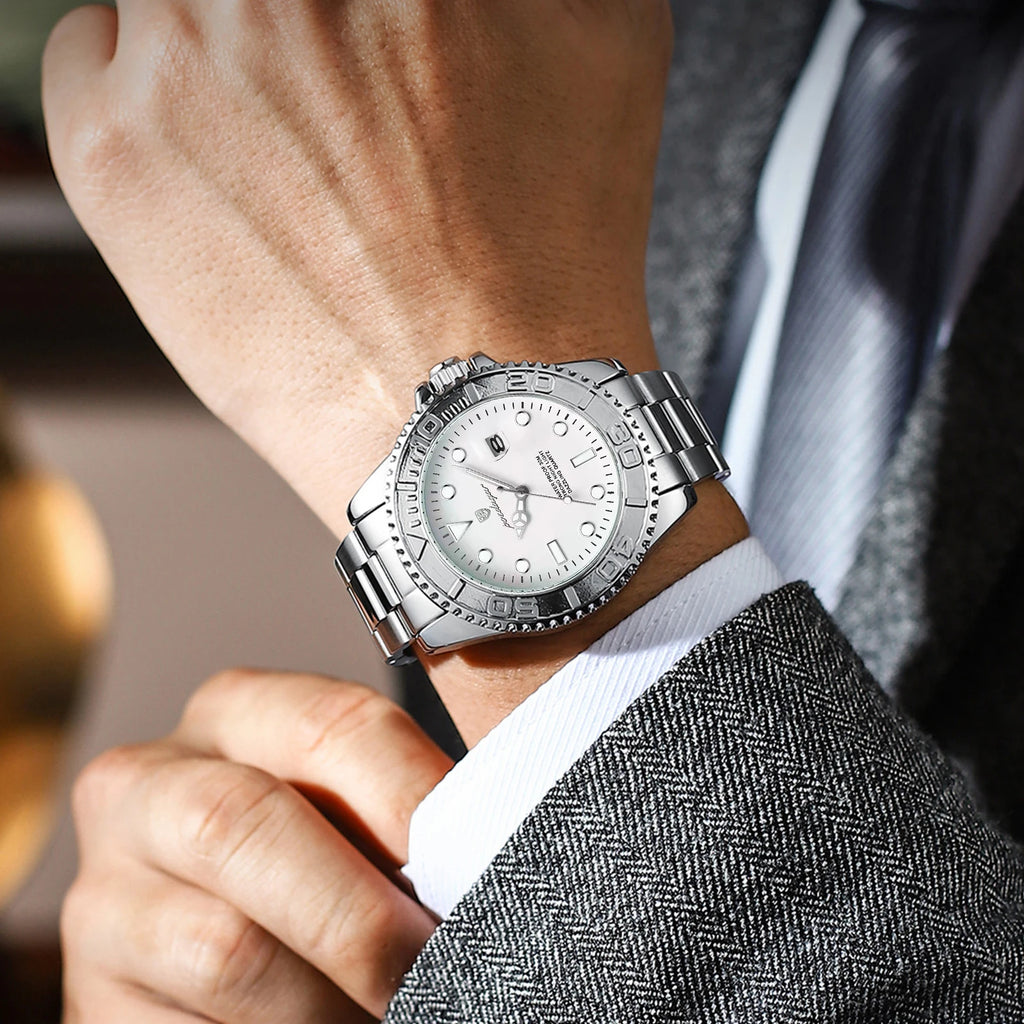Luxury Military Men's Watch - Waterproof & Luminous