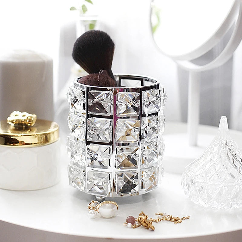 Elegant Luxury Crystal Tissue Box for Tabletop Decor