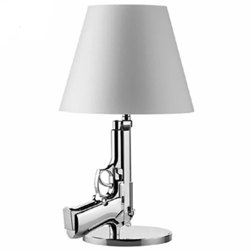 Luxury AK47 Gun Design Lamp - Creative Metal Desk Decor