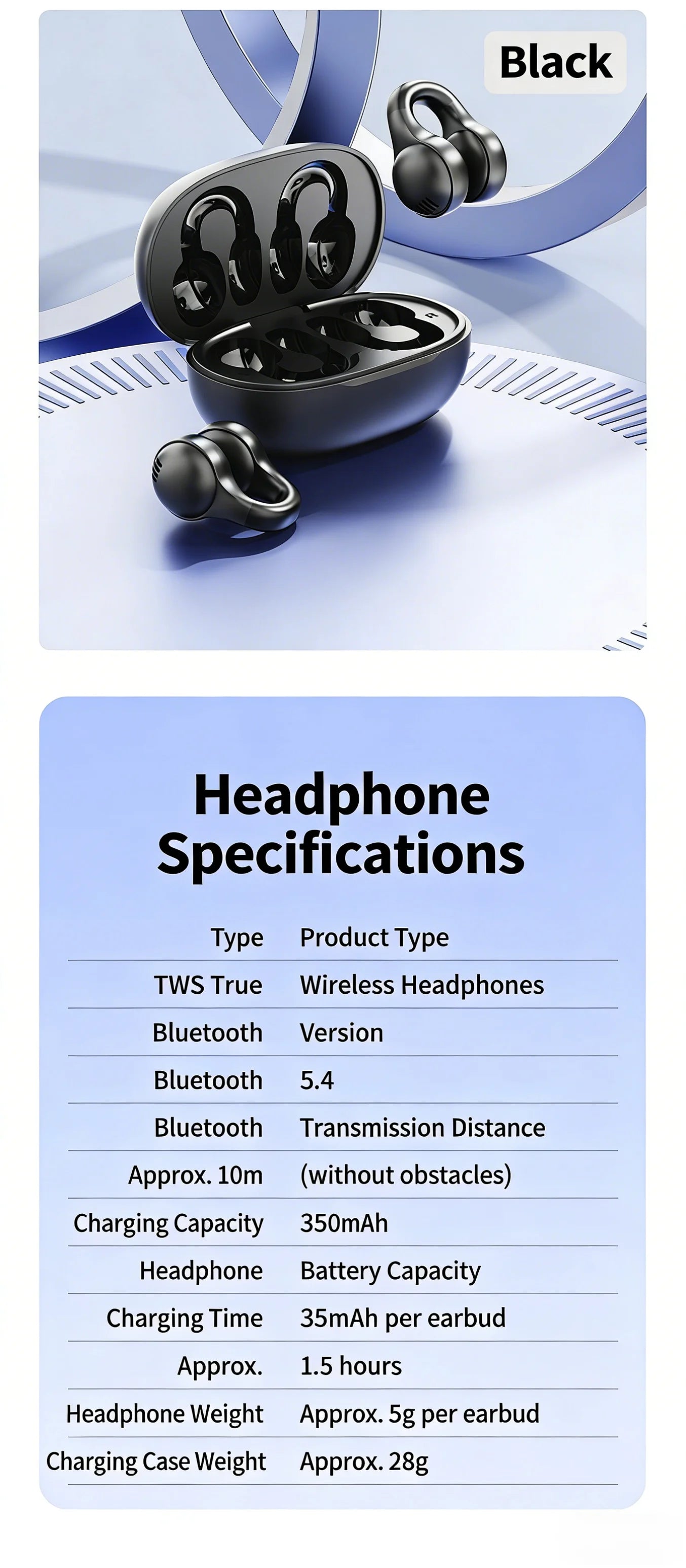 Digital Display Wireless Sports Earbuds - Premium Silicone Noise Reduction