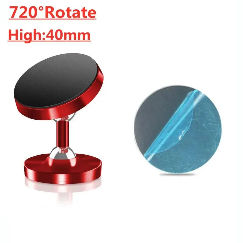 Premium Magnetic Car Phone Holder - 720° Rotation Dashboard Mount