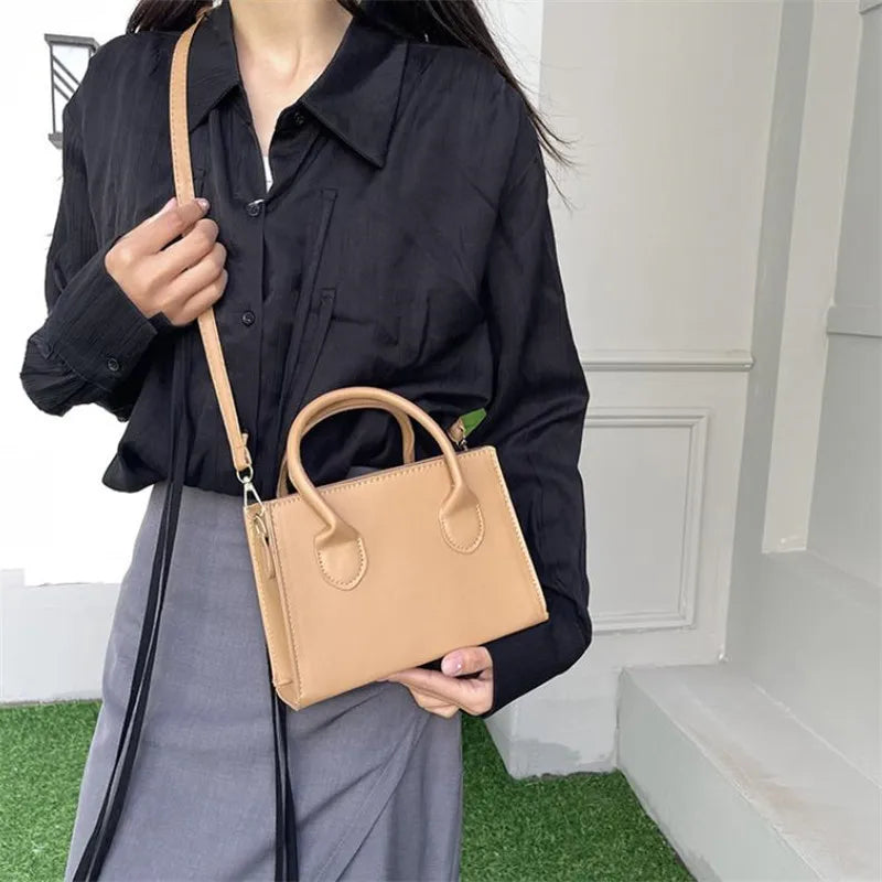 Elegant Mini Crossbody Bag - Chic Top Handle Design