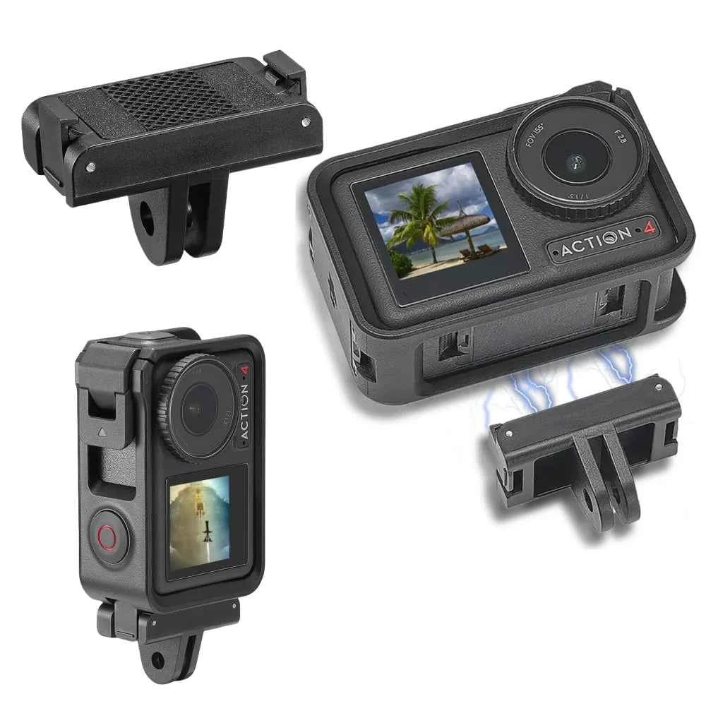 Magnetic Two Claw Adapter for DJI Action 4 & 3 - Fast Mount