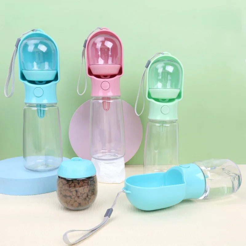 Premium Portable Pet Water Bottle - Leak-Proof Travel Dispenser